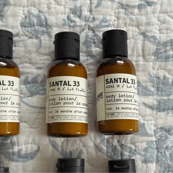 Le Labo Santal 33 Body Lotion Mini Size, Lot of 15 - Picture 3 of 7